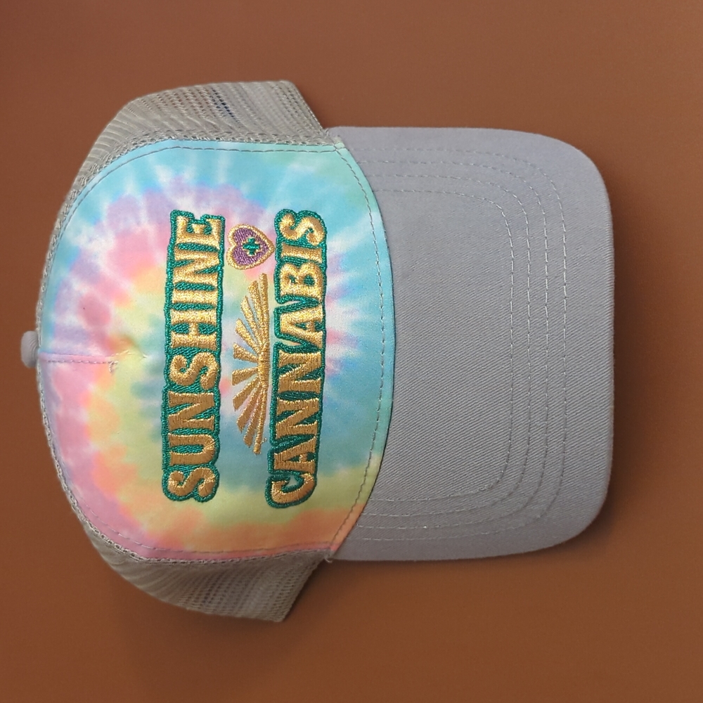 Sunshine Cannabis Pastel Dad Hat